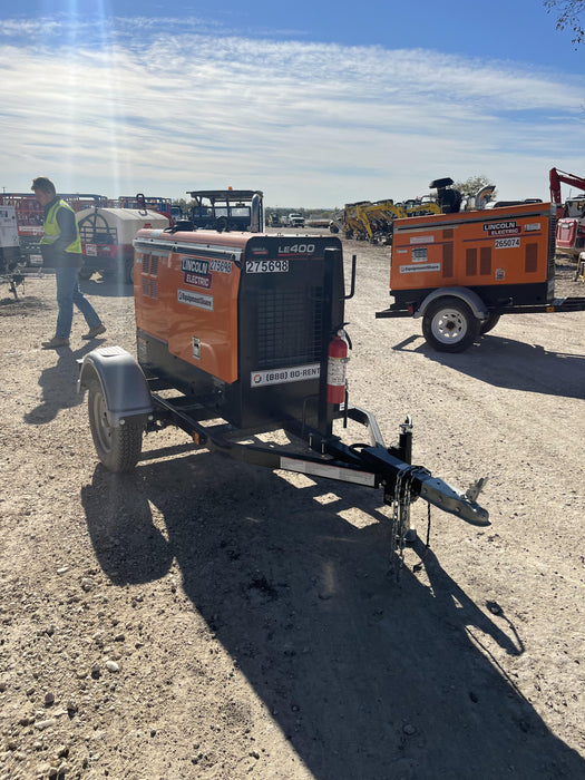 2022 Lincoln Electric LE400 Kubota V1505, Trlr, Cable Rack, Light Kit, ES Decals, T3