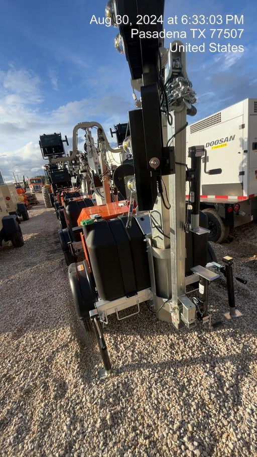 2024 Wanco WLTT-4MM4K Diesel, Deep Sea Controller, Shore Power Plug, Auto Start, (4) 350W LED Floodlights, 4kW Generator, 60 Gal Fuel Tank, 2" Ball, T3