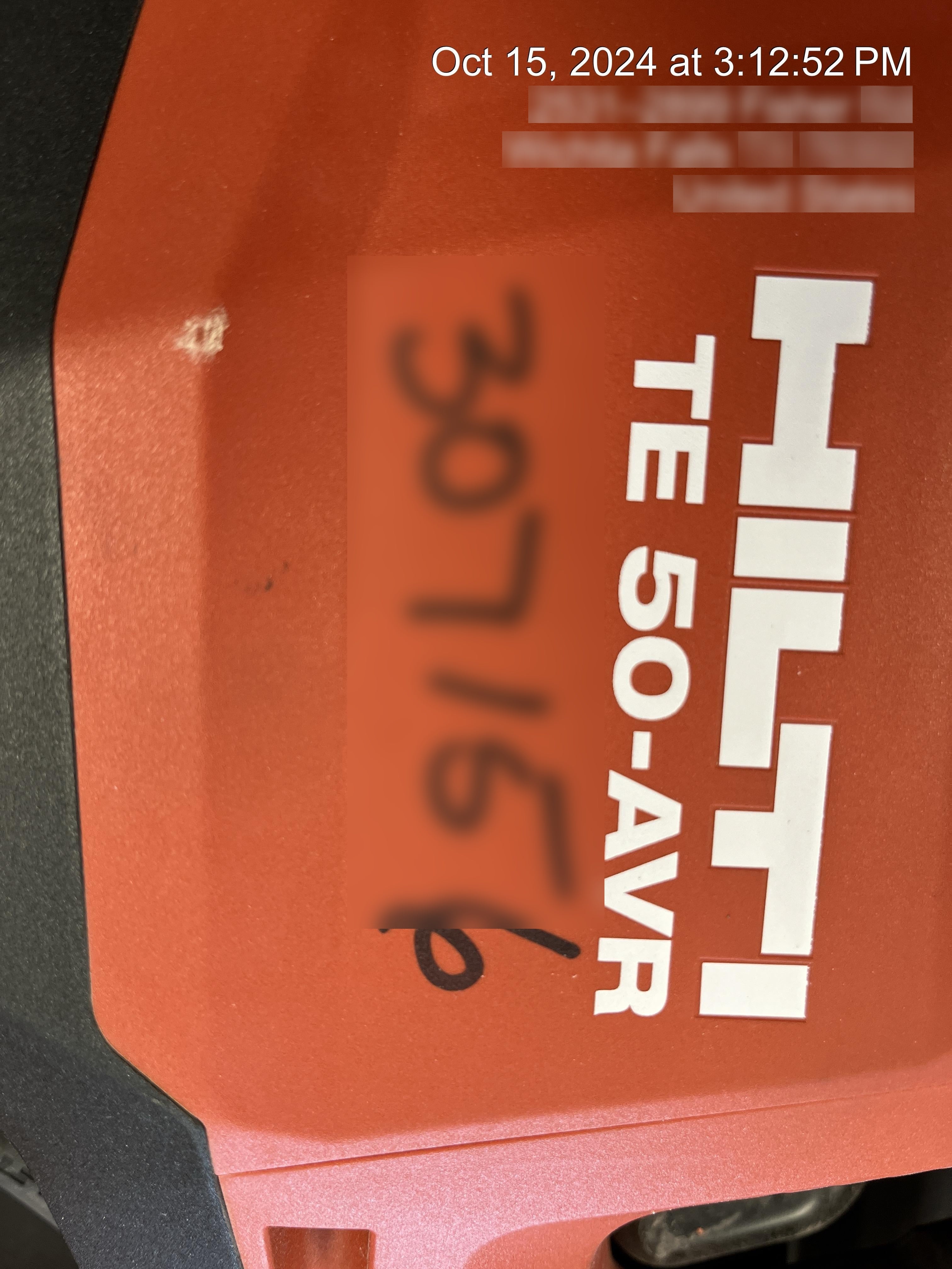 2023 HILTI TE 50-AVR