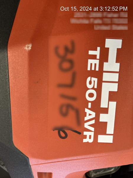 2023 HILTI TE 50-AVR