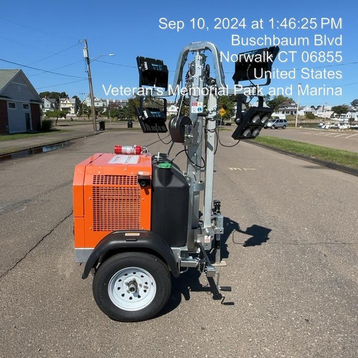 2024 Wanco WLTT-4MM4K Diesel, Deep Sea Controller, Shore Power Plug, Auto Start, (4) 350W LED Floodlights, 4kW Generator, 60 Gal Fuel Tank, 2" Ball, T3