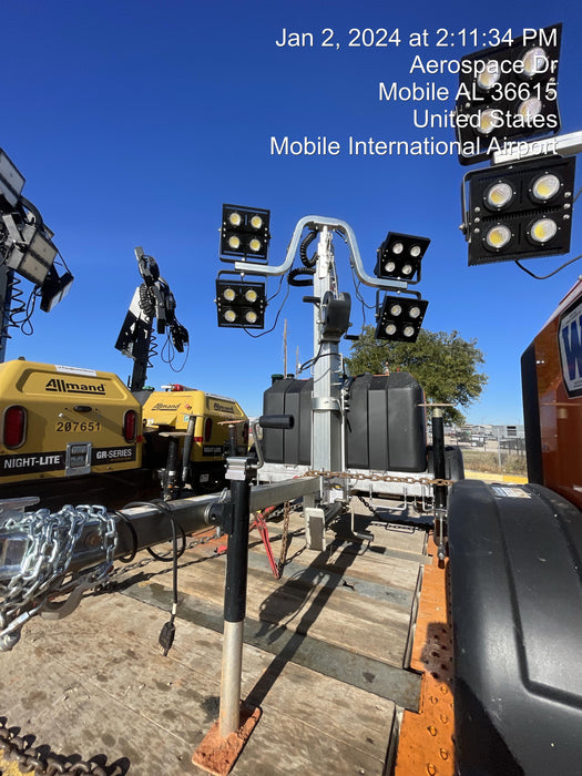 2023 Wanco WLTT-4MM4K Diesel, Deep Sea Controller, Shore Power Plug, Auto Start, (4) 350W LED Floodlights, 4kW Generator, 60 Gal Fuel Tank, 2" Ball, T3