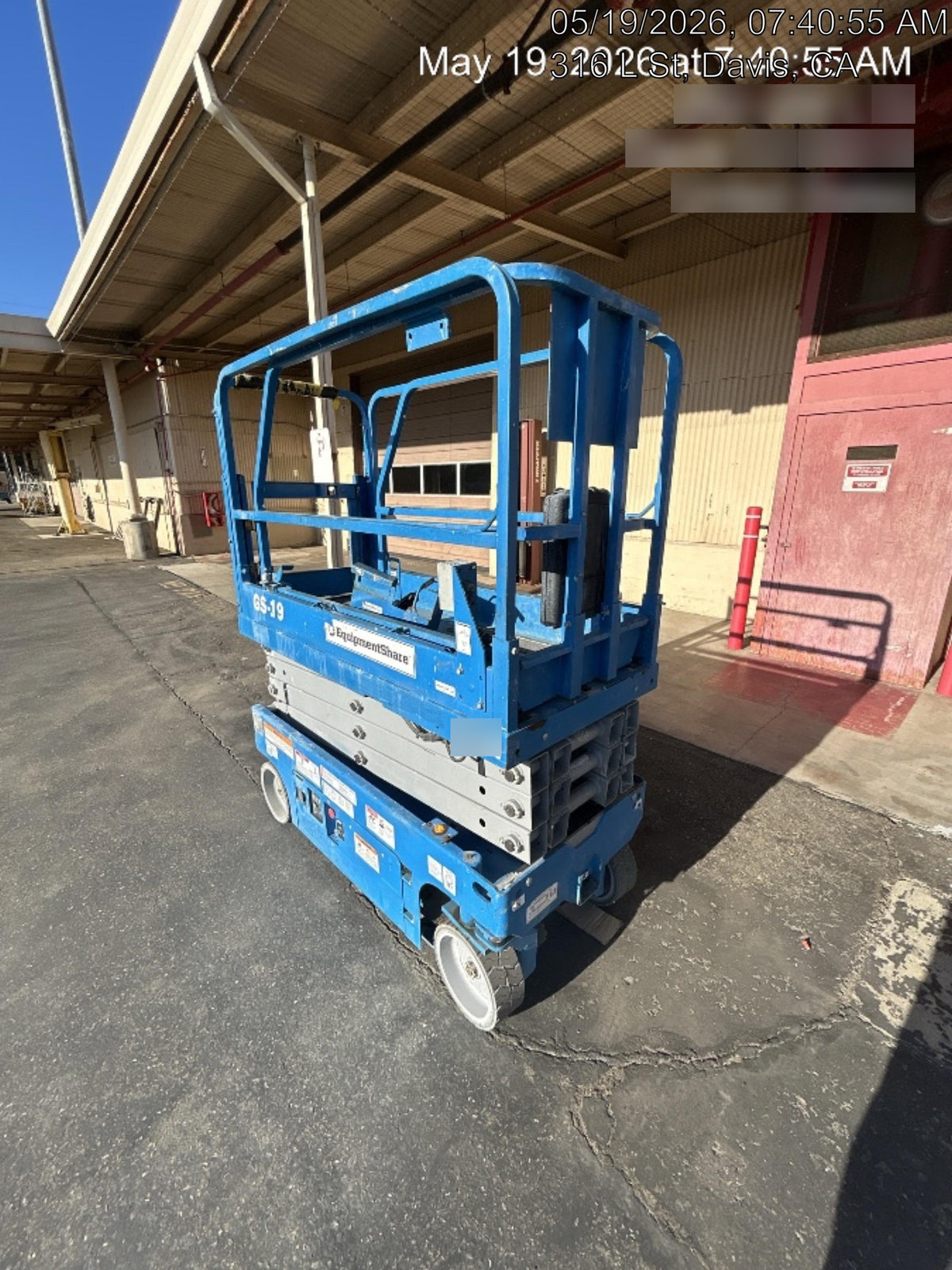 2019 Genie GS-1930 Half Height Swing Gate, 800W Inverter