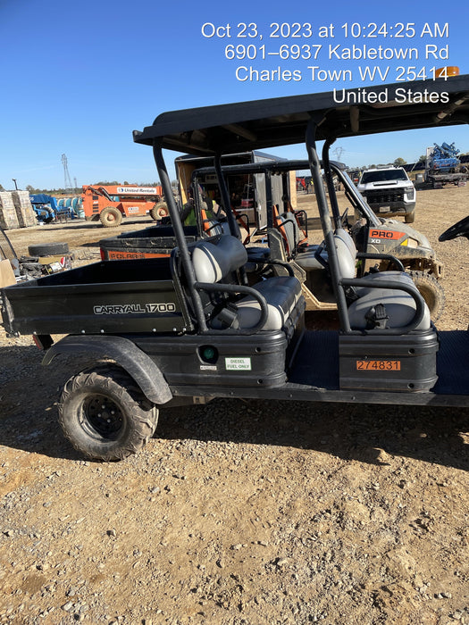 2023 Club Car CA1700D Canopy, Diesel, 4 Passenger