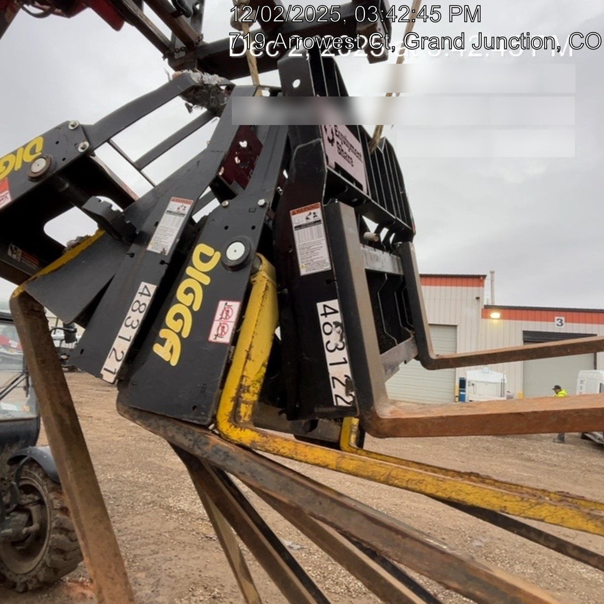 2023 DIGGA 48" Pallet Forks - Digga