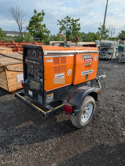 2021 Lincoln Electric Vantage 322 Vantage 322 Ready Pak 3 w/ Decals, ORANGE (includes trailer, cable rack, fender light kit) NO Telematics