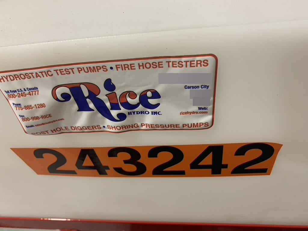 2022 RICE HYDRO DPV-3B