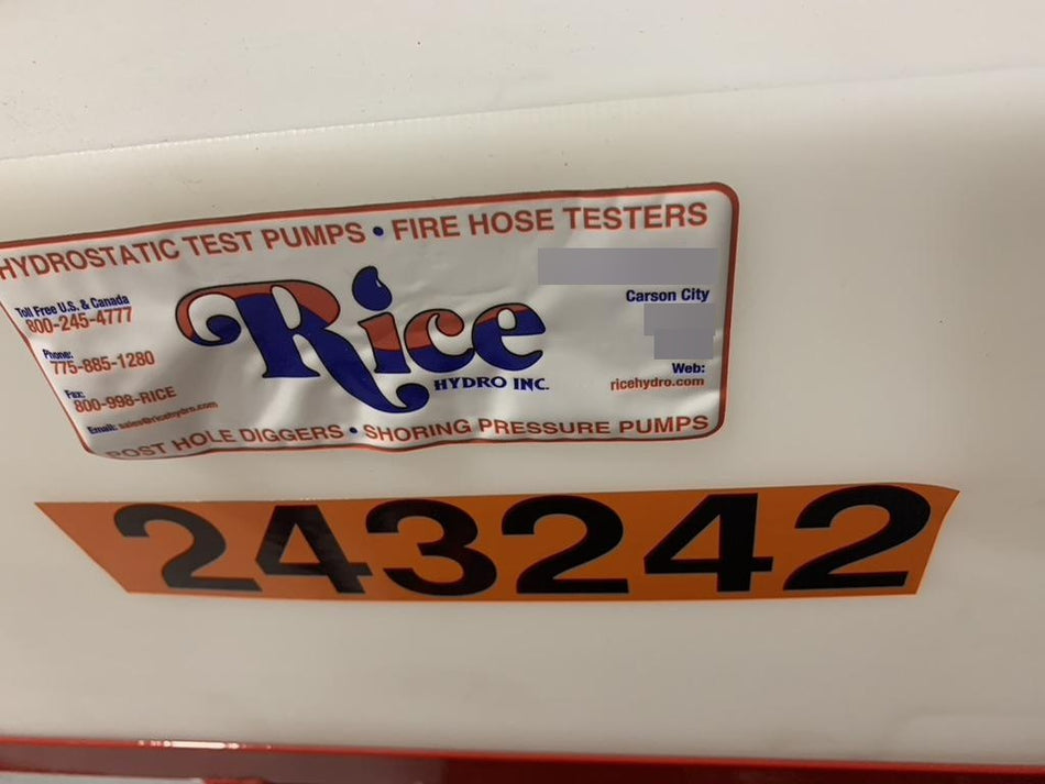 2022 RICE HYDRO DPV-3B
