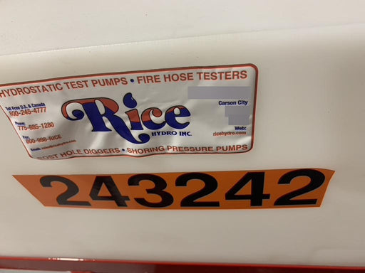 2022 RICE HYDRO DPV-3B