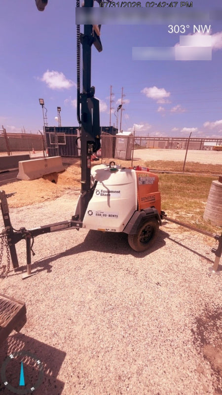 2025 Generac MLTS-4 Diesel, Mitsubishi L2E, 7.1 hp @1800 rpm, Flex Switch 120V Input, Powerzone Controller, (4) 320W LED Lights, 4kW Generator, 39.9 Gal Fuel Tank, 2" Ball, ES Decals