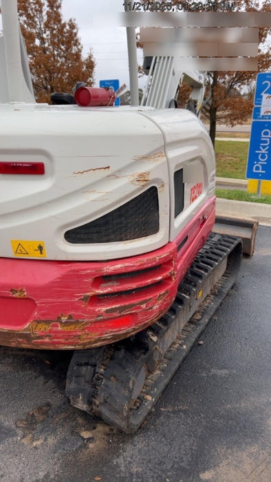 2019 Takeuchi TB240 Takeuchi TB240 Canopy w/Rubber Tracks, Auxiliary Hydraulics, Manual QC, Hydraulic Thumb, 12/18/24" Buckets