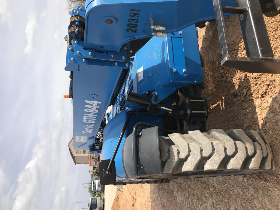2018 Genie GTH-844 Genie GTH-844 w/Open ROPS, Solid Tires, beacon/work lights, 60" carriage/forks