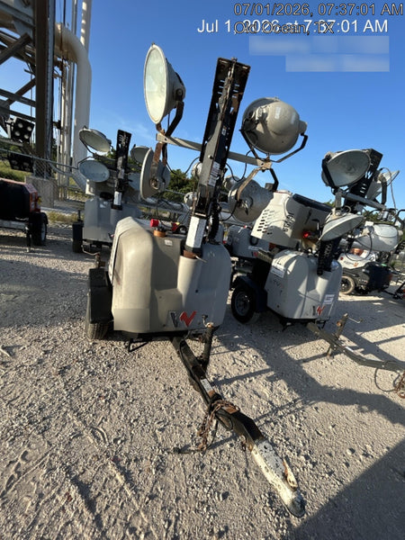 2018 Wacker Neuson LTV6K-MH Wacker Neuson LTV6K Mobile Light Tower w/Fuel Level Sensor Installed