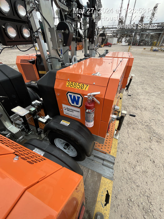 2024 Wanco WLTT-4MM4K Diesel, Deep Sea Controller, Shore Power Plug, Auto Start, (4) 350W LED Floodlights, 4kW Generator, 60 Gal Fuel Tank, 2" Ball, T3