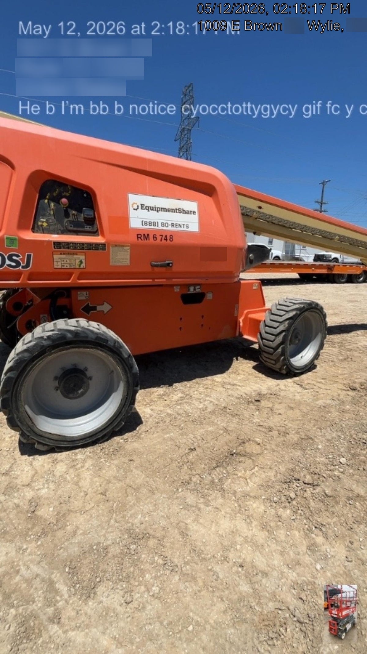 2018 JLG 660SJ