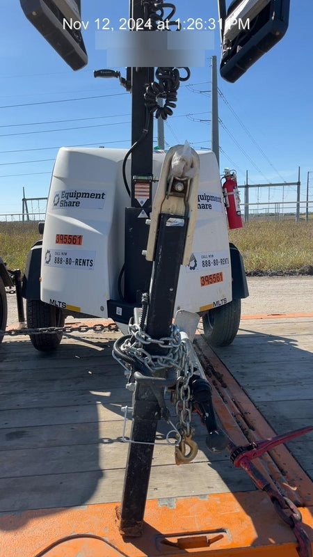 2024 Generac MLT2 Diesel, Flex Switch 120V Input, Powerzone Controller, 
(4) 320W LED Lights, 4kW Generator, 39.9 Gal Fuel Tank, 2" Ball, T3