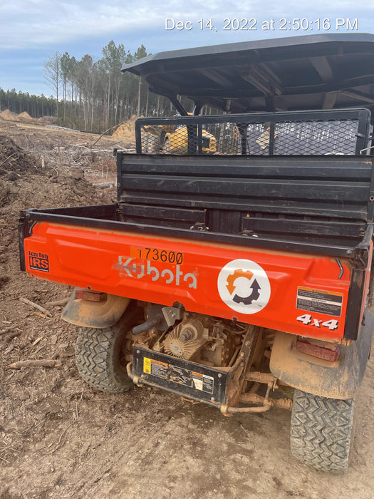 2021 Kubota RTV-X1140W-H Plastic Canopy, Windshield Acrylic Clear, LED Strobe Light, Wire Harness Kit, Back up Alarm