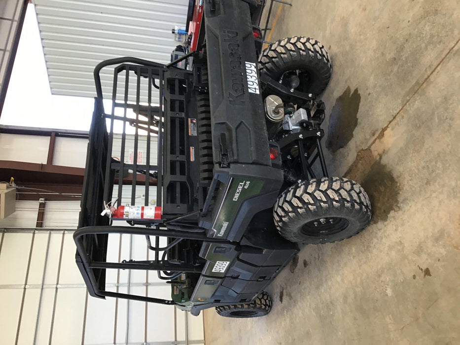 2019 Kawasaki Mule PRO-DXT Standard Options, Backup Alarm, Beacon, Plastic Hard Top, Poly Windshield, Horn Kit