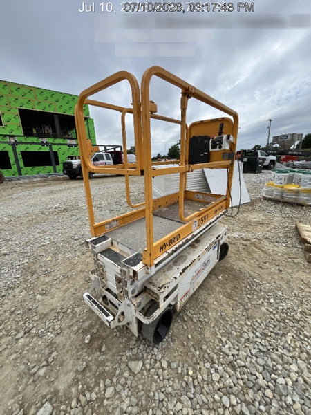 Custom Equipment HB-1430 Hy-Brid Scissor Lift
Platform capacity up to 670 lbs
Working height up to 20 ft
Weighs under 1,700 lbs
Non-marking wheels