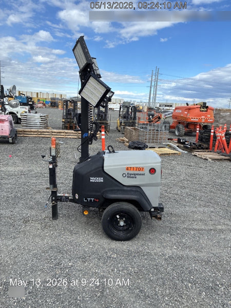 2024 Wacker Neuson LTT4 Diesel, Kohler KDW702, Deep Sea Controller, Auto Start, LED 320W, Bypass Outlet, T3