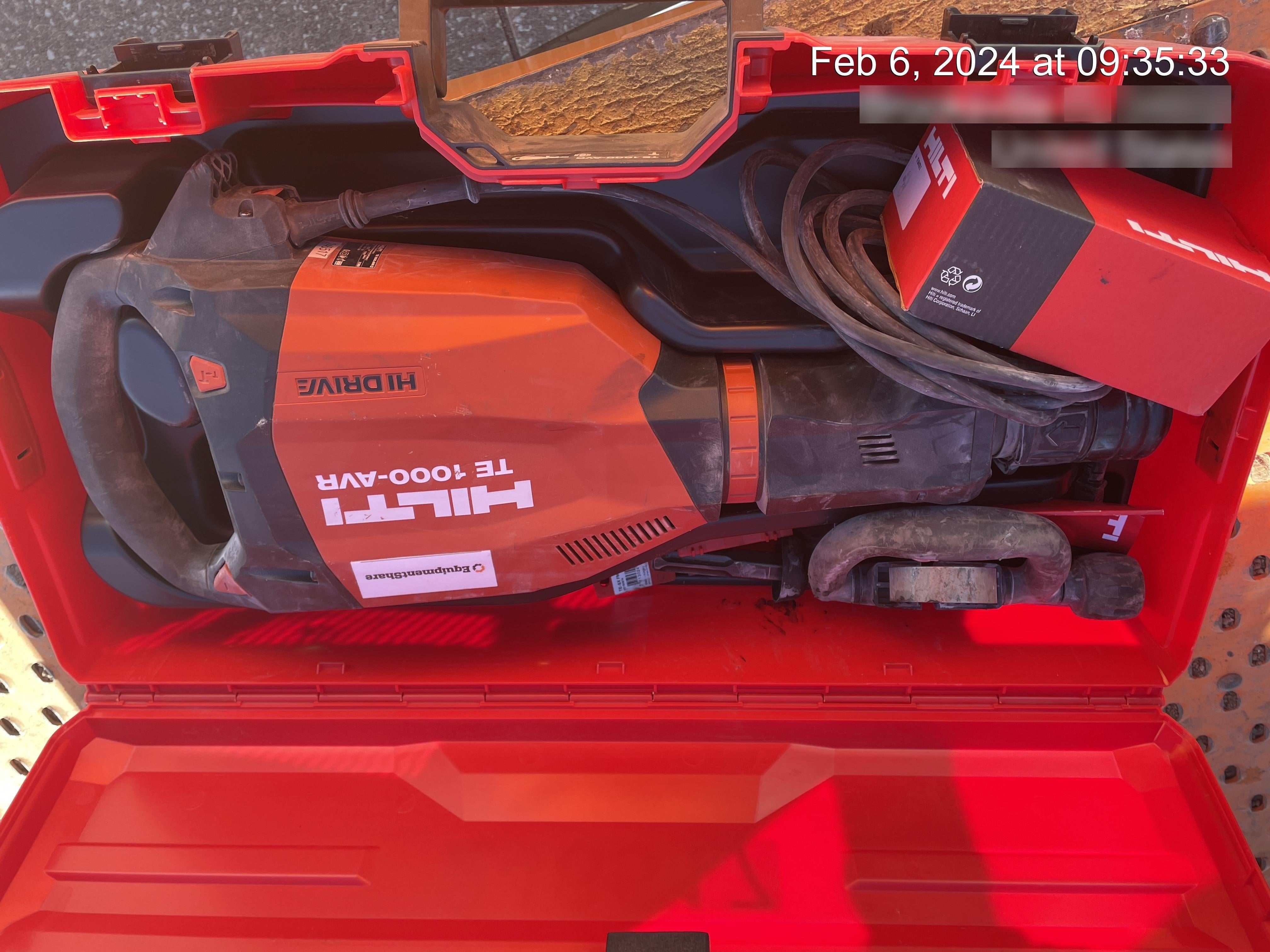 2022 HILTI TE 1000-AVR