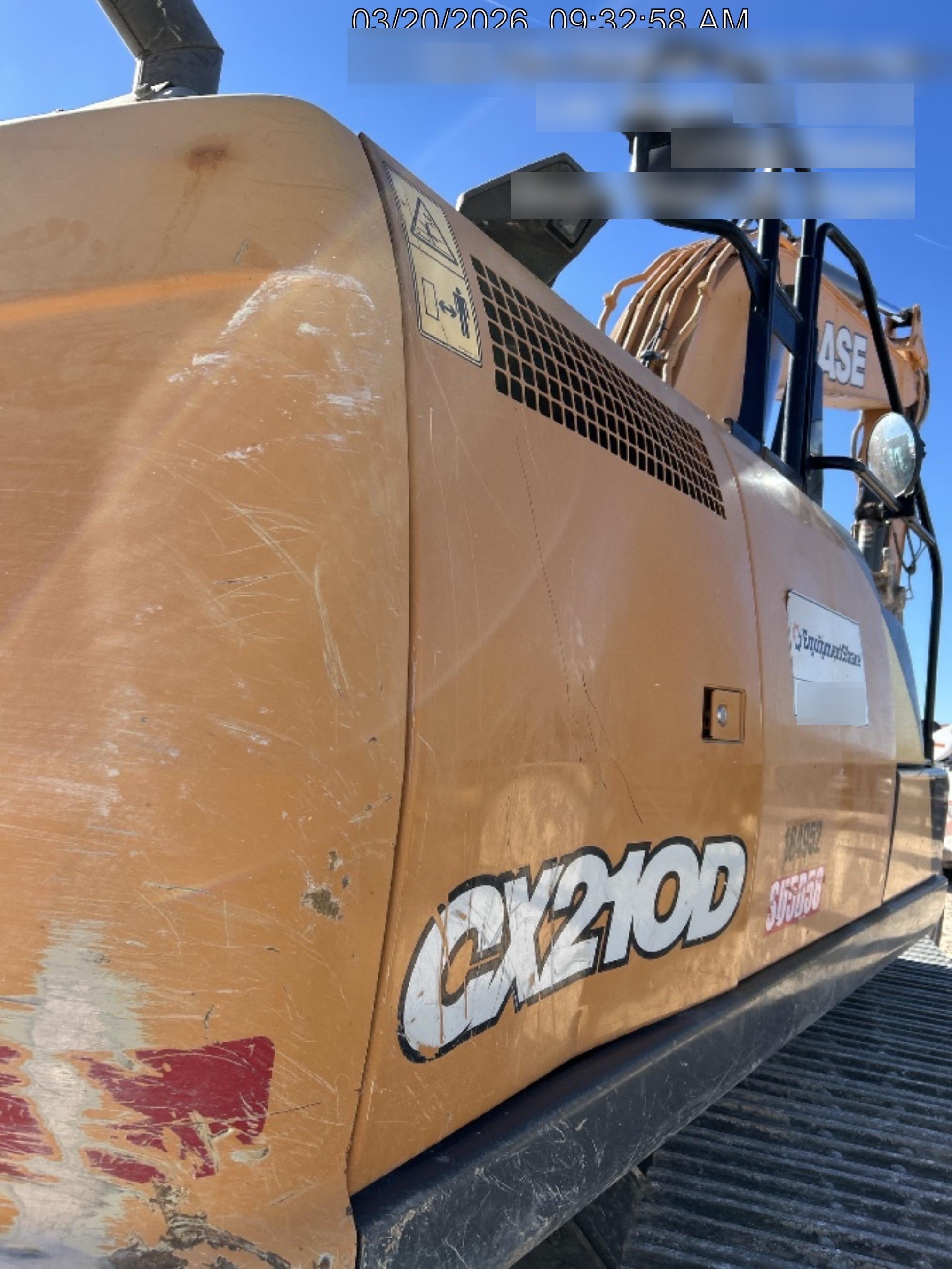 2021 CASE CX210D