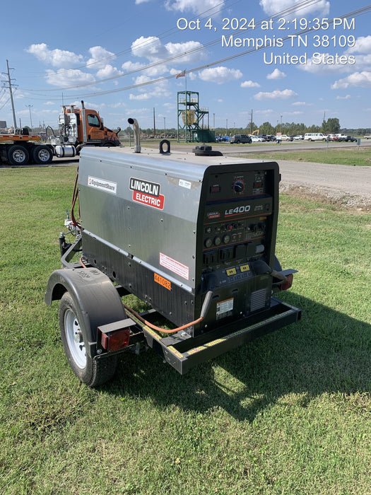 2024 Lincoln Electric LE400 Kubota V1505, Trlr, Cable Rack, Light Kit, ES Decals, T3
