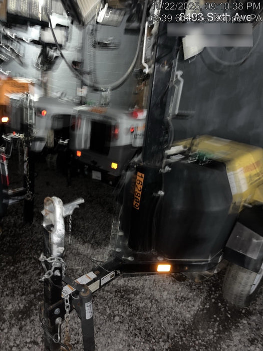 2021 Allmand NLV3GR (4) LED Light Fixture 350W, 23' Vertical Mast, 3kW Prime, Towable, Deep Sea L401, Leveling Jacks, Yanmar T4F 5.8hp