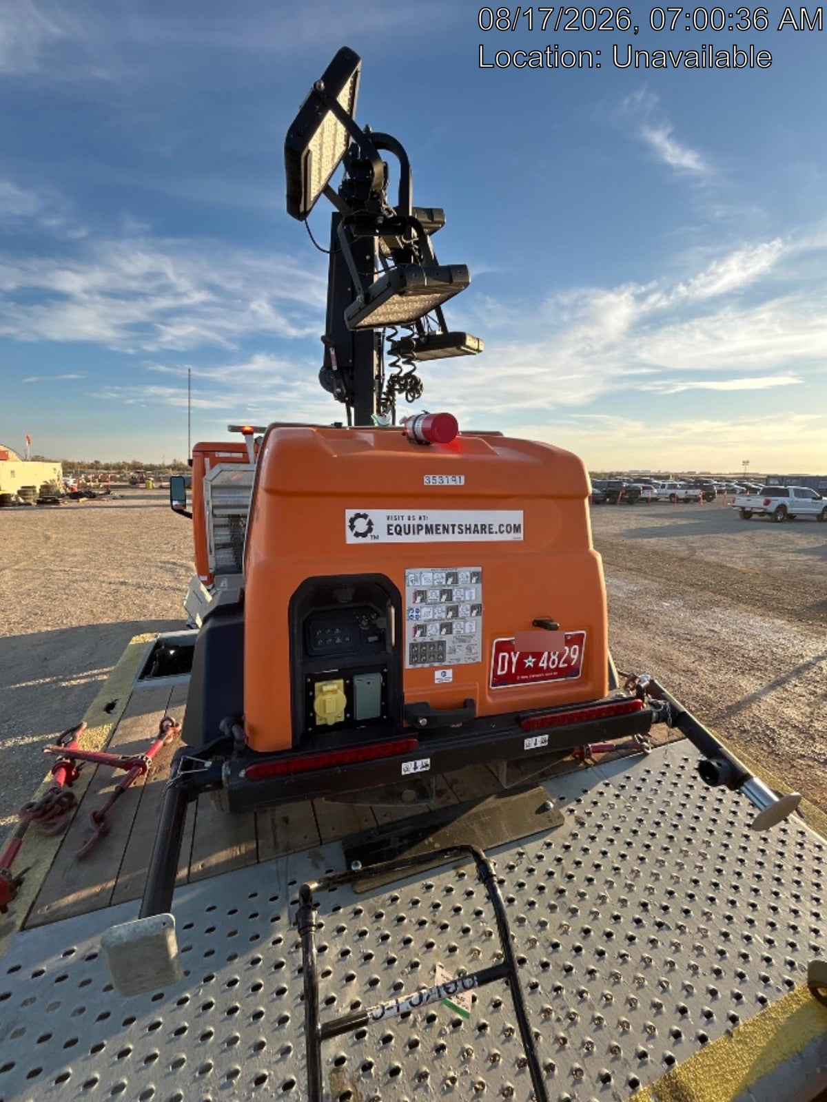 2023 Generac MLT2 Diesel, Flex Switch 120V Input, Powerzone Controller, (4) 320W LED Lights, 4kW Generator, 39.9 Gal Fuel Tank, 2" Ball, T3