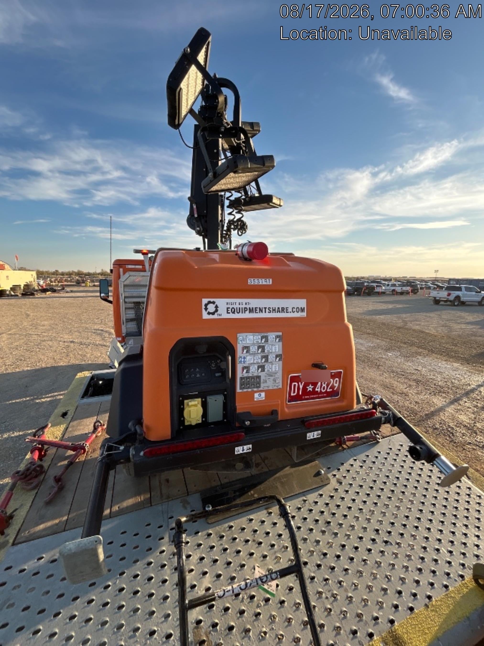 2023 Generac MLT2 Diesel, Flex Switch 120V Input, Powerzone Controller, (4) 320W LED Lights, 4kW Generator, 39.9 Gal Fuel Tank, 2" Ball, T3