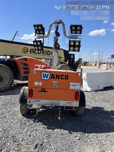 2024 Wanco WLTT-4MM4K Diesel, Deep Sea Controller, Shore Power Plug, Auto Start, (4) 350W LED Floodlights, 4kW Generator, 60 Gal Fuel Tank, 2" Ball, T3