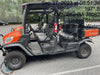 2022 Kubota RTV-X1140W-H Plastic Canopy, Windshield Acrylic Clear, LED Strobe Light, Wire Harness Kit, Back up Alarm