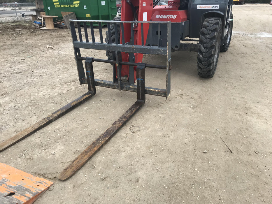 2019 Manitou MTA8044 MTA 8044 - 74 HP T4, Canopy, Worklights/Strobe, Beacon, 66" Carriage, 48" Forks, Solid Tires, Lift Hook, Aux Hydraulics