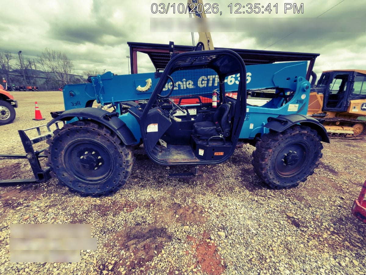 2017 Genie GTH-636 Genie GTH636, Foam Filled Tires, 48" carriage