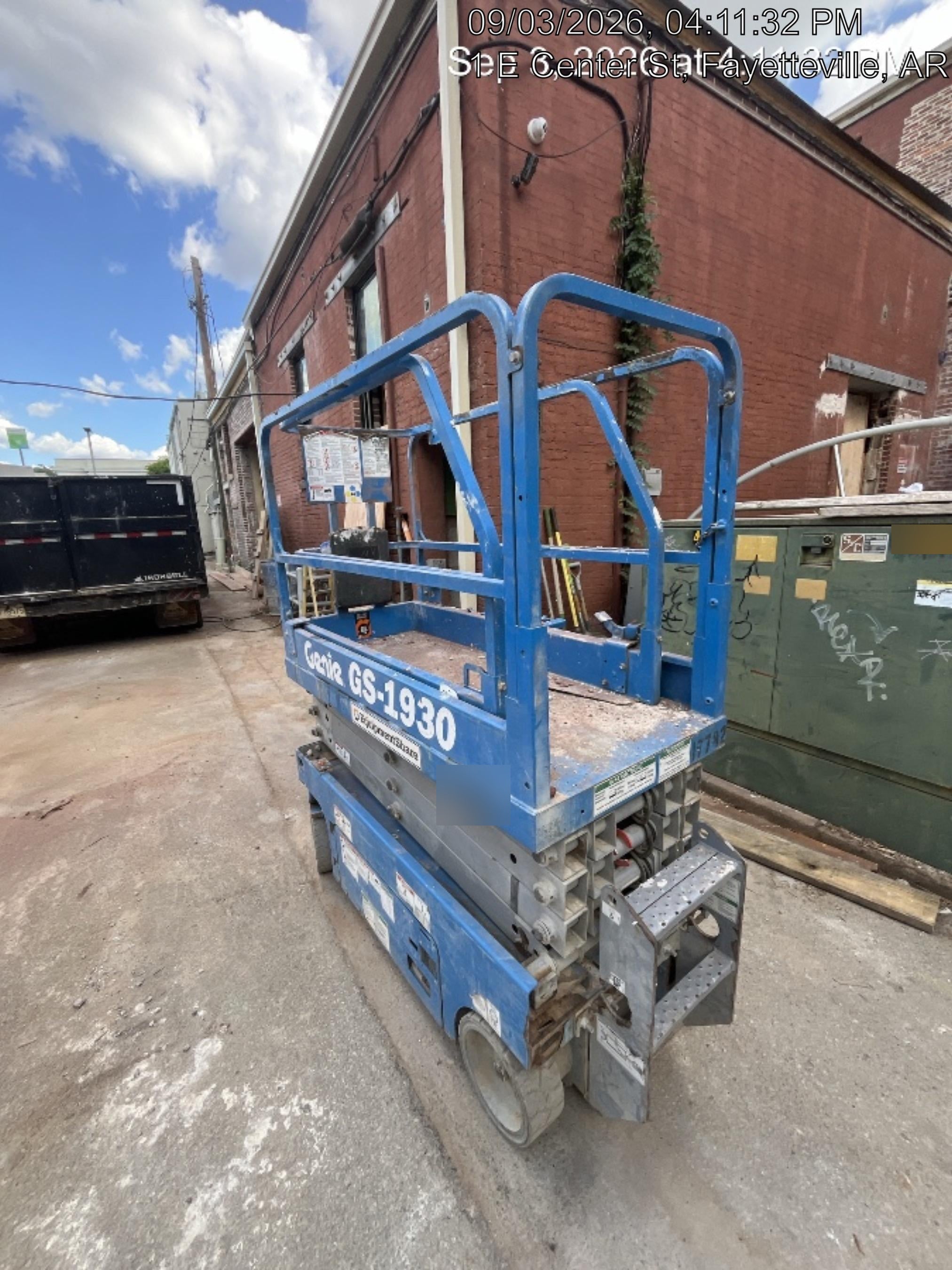 2018 Genie GS-1930 Genie GS-1930 w/Fixed Rail, Chain Entry