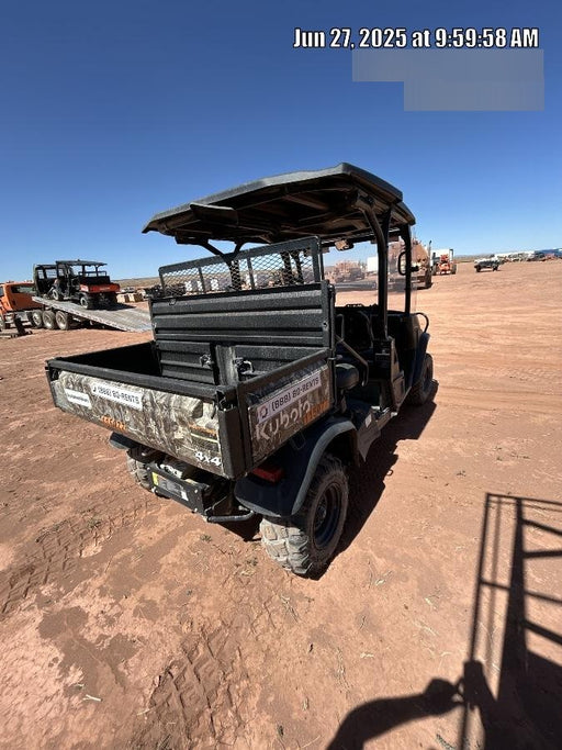 2020 Kubota RTV-X1140 CAMO, CANOPY, STROBE, BACK UP ALARM, WINDSHIELD, FIRE EXT