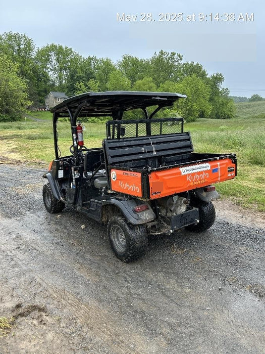 2021 Kubota RTV-X1140W-H Plastic Canopy, Windshield Acrylic Clear, LED Strobe Light, Wire Harness Kit, Back up Alarm