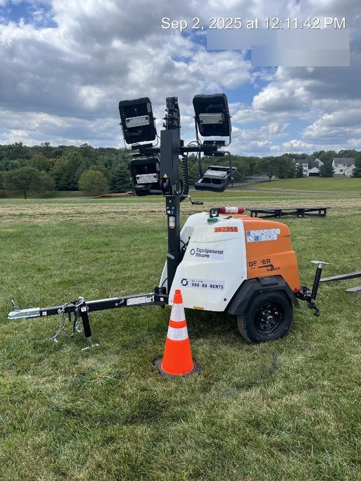 2023 Generac MLT2 Diesel, Flex Switch 120V Input, Powerzone Controller, 
(4) 320W LED Lights, 4kW Generator, 39.9 Gal Fuel Tank, 2" Ball, T3