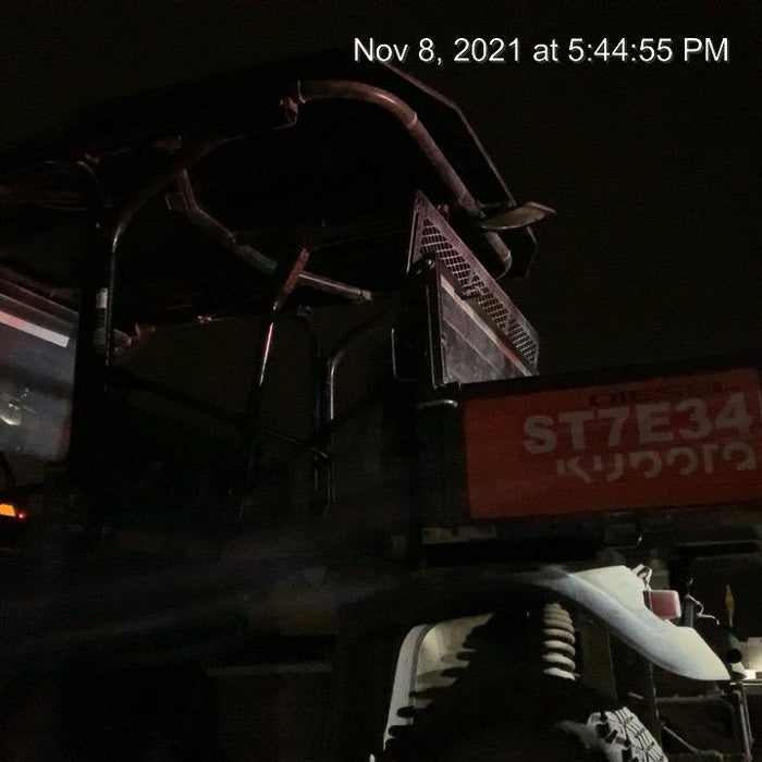 2022 Kubota RTV-X1140W-H Plastic Canopy, Windshield Acrylic Clear, LED Strobe Light, Wire Harness Kit, Back up Alarm