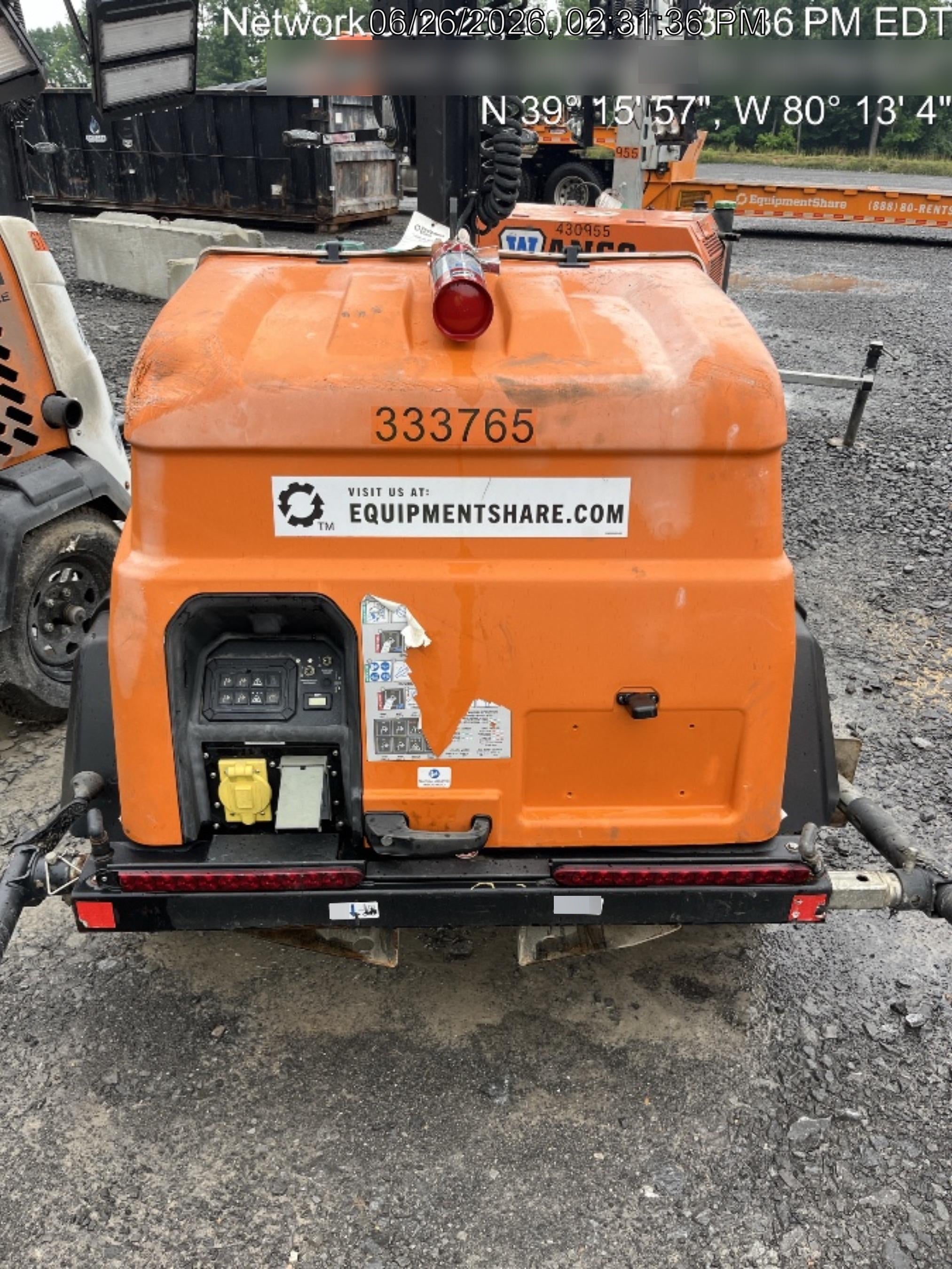 2023 Generac MLT2 Diesel, Flex Switch 120V Input, Powerzone Controller, (4) 320W LED Lights, 4kW Generator, 39.9 Gal Fuel Tank, 2" Ball, T3