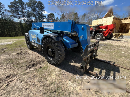 2020 Genie GTH-844 Cab/Heat/Air, Solid Tires, Work Lights, Beacon, Aux Hydraulics, Back up Alarm, Lifting Eye