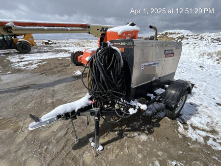 2019 Lincoln Electric Vantage 322 Welder Ready-Pak 3, Two wheel trailer, Fender and Light kit, Cable Rack