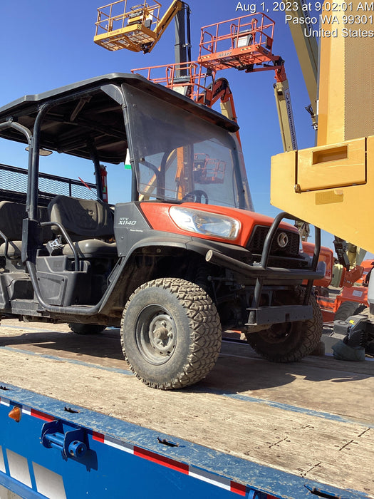 2022 Kubota RTV-X1140W-H Plastic Canopy, Windshield Acrylic Clear, LED Strobe Light, Wire Harness Kit, Back up Alarm