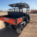 2022 Kubota RTV-X1140W-H Plastic Canopy, Windshield Acrylic Clear, LED Strobe Light, Wire Harness Kit, Back up Alarm