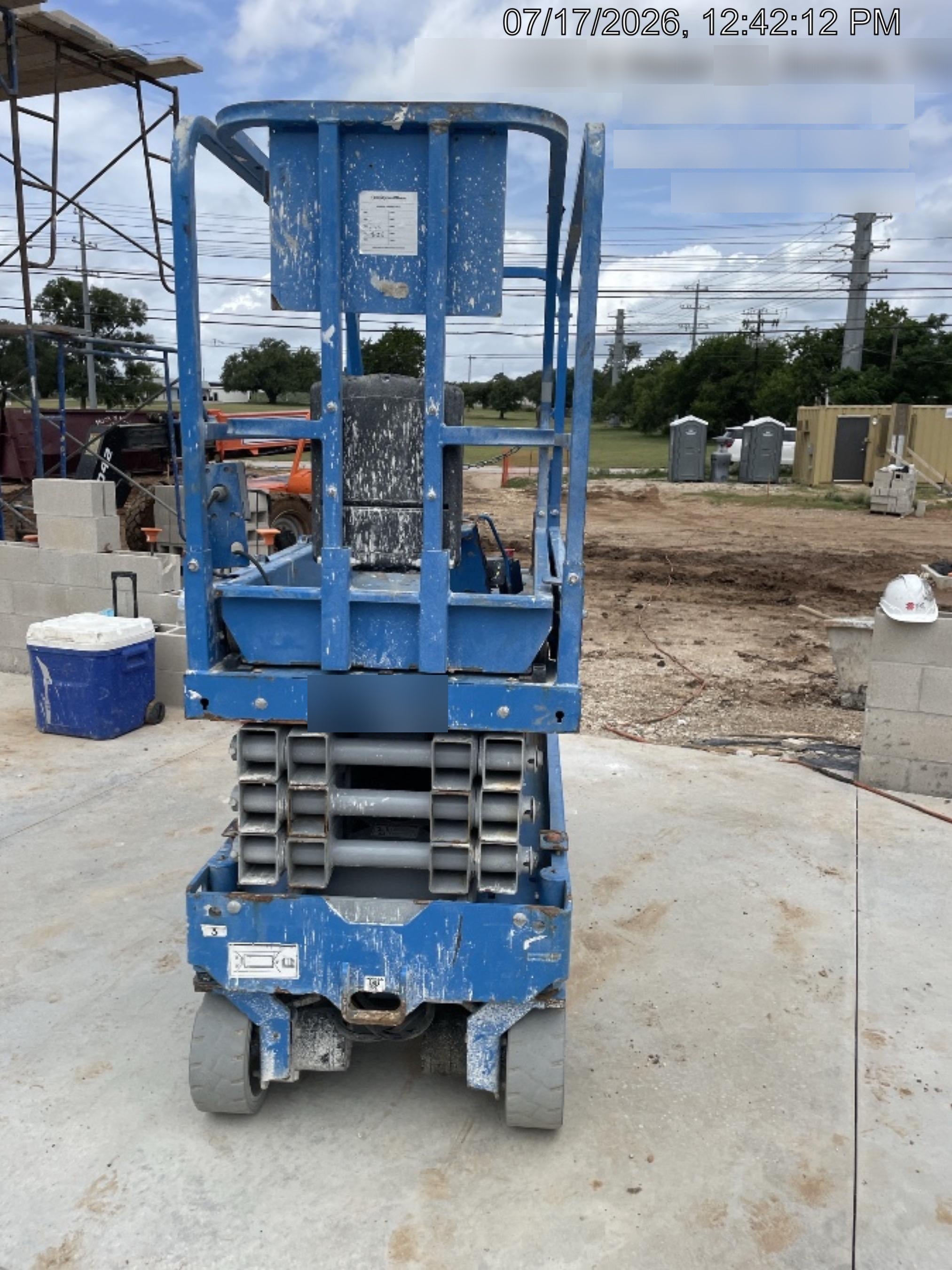 2019 Genie GS-1930 Fixed Rails with Chain Entry