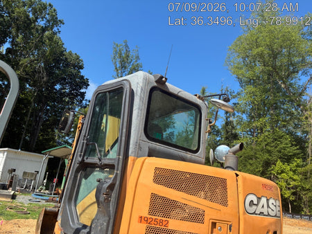 2015 Case CX80C CLOSED CAB, A/C, RUBBER TRACKS PADS, 7'-2" ARM