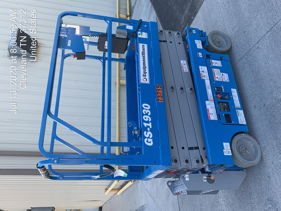 2020 Genie GS-1930 Fixed rails with chain entry gate - Pre A92.20