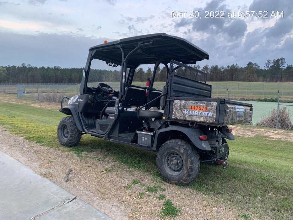 2020 Kubota RTV-X1140RL-A 4wd Utility Cart, Diesel, 4 Seat, LED Strobe, Windshield Polycarbonate HC, Plastic Canopy, Wire Harness Kit, Backup Alarm