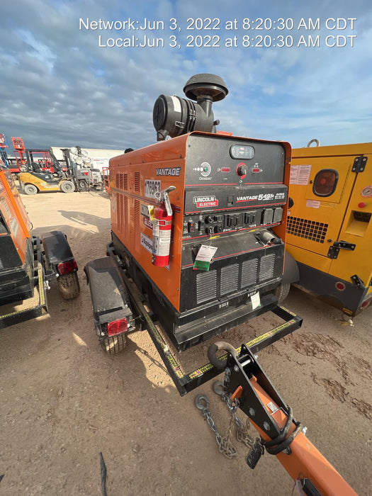 2021 Lincoln Electric Vantage 549X Ready Pak 3, ORANGE (includes trailer, cable rack, fender light kit)