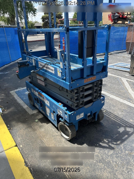 2020 Genie GS-1930 Solid Non Marking Tires, Beacon, Folding rails with half height swing gate